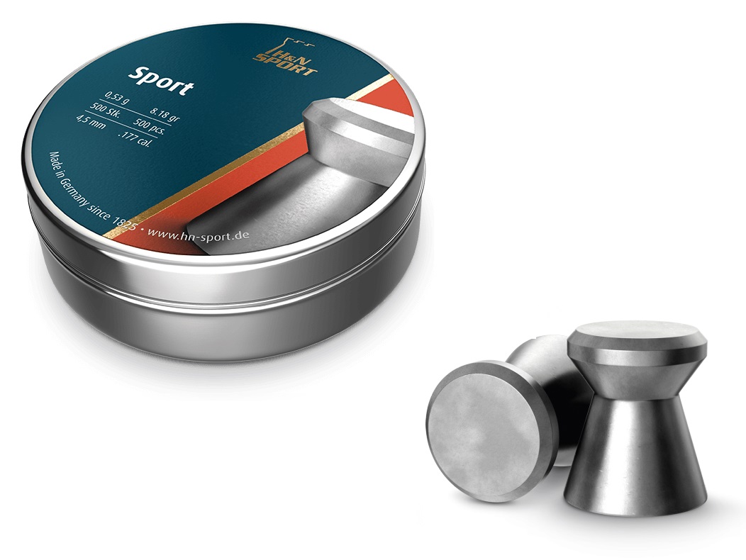 H&N Sport 4.50mm Luchtdruk Kogeltjes blikje 500